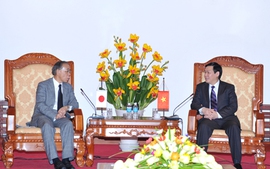 Bộ trưởng Vương Đình Huệ tiếp và làm việc với Đại sứ Nhật Bản