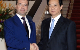 PM Dũng meets with Russian President Dmitry Medvedev