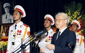 Funeral oration: General Giap is prestigious statesman