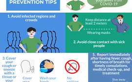 Infographic: COVID-19 prevention tips