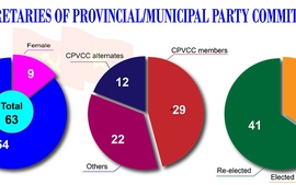 Overview of 63 Municipal/Provincial Party Secretaries 