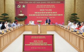 Thông qua dự thảo kết quả kiểm tra, giám sát đối với Ban Thường vụ Đảng ủy Chính phủ