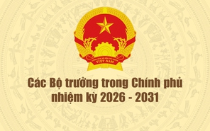 Infographic: Tiểu sử tóm tắt các bộ trưởng trong Chính phủ nhiệm kỳ 2026-2031