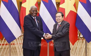 Top Vietnamese, Cuban legislators hold talks in Ha Noi