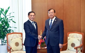 Deputy PM meets top Cambodian, Thai diplomats on sidelines of Mekong–Lancang Foreign Ministers' Meeting