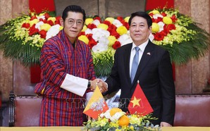 State President holds talks with Bhutanese King in Ha Noi