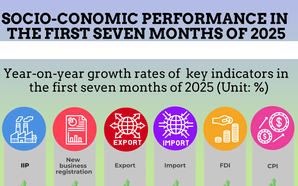 INFOGRAPHIC: SOCIAL-ECONOMIC PERFORMANCE IN FIRST SEVEN MONTHS OF 2025