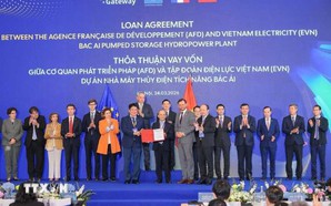 越南与法国合作伙伴达成关于博爱抽水蓄能电站项目的贷款协议