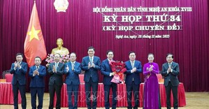 Đồng chí Võ Trọng Hải được bầu làm Chủ tịch UBND tỉnh Nghệ An