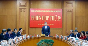 Tổng Bí thư Tô Lâm chủ trì Phiên họp thứ 29 của Ban Chỉ đạo Trung ương về phòng, chống tham nhũng, lãng phí, tiêu cực