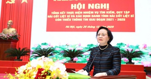 Bằng mọi nỗ lực, giải pháp thiết thực đẩy nhanh tìm kiếm, quy tập, xác định danh tính hài cốt liệt sĩ