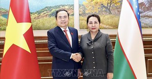 Chủ tịch Quốc hội Trần Thanh Mẫn hội đàm với Chủ tịch Thượng viện Uzbekistan Tanzila Narbaeva
