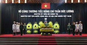 Điện, thư chia buồn nguyên Chủ tịch nước Trần Đức Lương từ trần