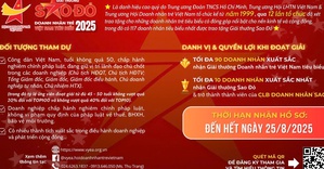Giải thưởng Sao Đỏ 2025: Tôn vinh doanh nhân trẻ trong kỷ nguyên mới