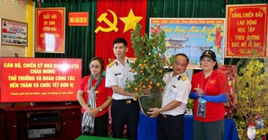 Đón Xuân nơi 'thành lũy thép' Nhà giàn DK1