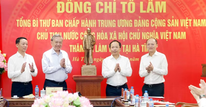 Tổng Bí thư, Chủ tịch nước Tô Lâm: Hà Tĩnh khơi dậy khát vọng phát triển, quyết tâm đạt mục tiêu tăng trưởng nhanh, bền vững