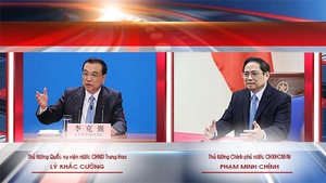 Thủ tướng Phạm Minh Ch&#237;nh điện đ&#224;m với Thủ tướng Trung Quốc L&#253; Khắc Cường