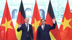 Chùm ảnh: Thủ tướng Phạm Minh Chính chủ trì lễ đón chính thức Thủ tướng CHLB Đức