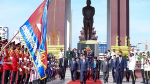 Chùm ảnh: Các hoạt động đầu tiên của Thủ tướng Phạm Minh Chính tại Campuchia