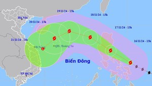 Bão MAN-YI kết hợp với không khí lạnh, diễn biến còn nhiều thay đổi