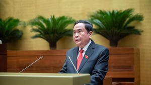 Chủ tịch Quốc hội Trần Thanh Mẫn ph&#225;t biểu nhậm chức