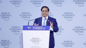 Chùm ảnh: Thủ tướng Phạm Minh Chính dự WEF Đại Liên và làm việc tại Trung Quốc