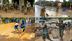 Y&#234;n B&#225;i: Lũ r&#250;t đến đ&#226;u vệ sinh m&#244;i trường, đảm bảo cuộc sống đến đ&#243;