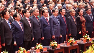 Chùm ảnh: Khai mạc trọng thể Đại hội đại biểu Đảng bộ Chính phủ lần thứ I