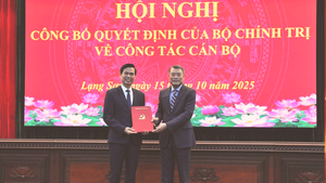 Đồng ch&#237; Ho&#224;ng Quốc Kh&#225;nh giữ chức B&#237; thư Tỉnh ủy Lạng Sơn