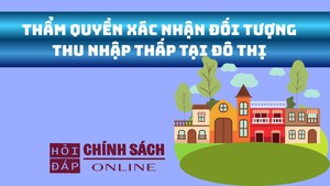 Thẩm quyền x&#225;c nhận đối tượng thu nhập thấp tại đ&#244; thị