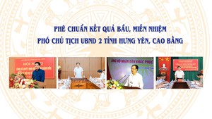 Thủ tướng ph&#234; chuẩn kết quả bầu, miễn nhiệm PCT UBND  Hưng Y&#234;n, Cao Bằng