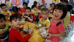 Hỗ trợ ăn trưa cho trẻ em từ 3-5 tuổi