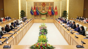 Thủ tướng Phạm Minh Ch&#237;nh hội kiến Tổng thống Cộng h&#242;a Nam Phi