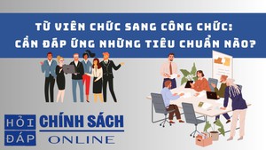 Từ vi&#234;n chức sang c&#244;ng chức cần đ&#225;p ứng những ti&#234;u chuẩn n&#224;o?