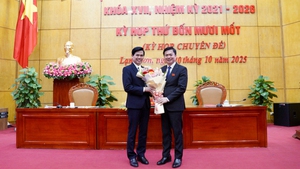 Đồng ch&#237; Đinh Hữu Học giữ chức vụ Ph&#243; Chủ tịch UBND tỉnh Lạng Sơn