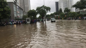 69 điểm tại H&#224; Nội ngập s&#226;u do ho&#224;n lưu b&#227;o số 11 