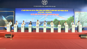 Lễ Khởi c&#244;ng Dự &#225;n đầu tư x&#226;y dựng cầu Trần Hưng Đạo