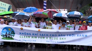 H&#224; Nội lan tỏa th&#244;ng điệp ‘Kh&#244;ng kh&#237; sạch cho bầu trời xanh’