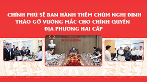 Chính phủ sẽ ban hành thêm chùm nghị định tháo gỡ vướng mắc cho chính quyền địa phương hai cấp