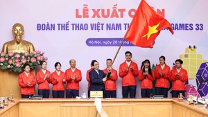 Lễ xuất qu&#226;n Đo&#224;n thể thao Việt Nam dự SEA Games 33