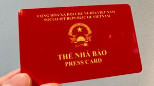 Gia hạn thời gian sử dụng Thẻ nhà báo kỳ hạn 2021 - 2025