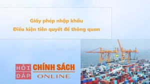 Giấy phép nhập khẩu - Điều kiện tiên quyết để thông quan 