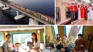 Vẻ đẹp của đoàn tàu ‘Hà Nội 5 cửa ô’