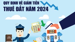 Infographics: Quy định về giảm tiền thuê đất năm 2024