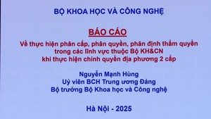 Ph&#226;n cấp, ph&#226;n quyền, ph&#226;n định thẩm quyền thuộc Bộ KH&amp;CN