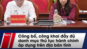 C&#244;ng bố, c&#244;ng khai đầy đủ danh mục thủ tục h&#224;nh ch&#237;nh &#225;p dụng tr&#234;n địa b&#224;n tỉnh