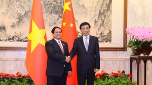 Thủ tướng Phạm Minh Ch&#237;nh hội kiến Chủ tịch Ch&#237;nh hiệp to&#224;n quốc Trung Quốc