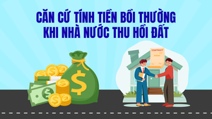Căn cứ t&#237;nh tiền bồi thường khi Nh&#224; nước thu hồi đất