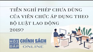 Tiền nghỉ ph&#233;p chưa d&#249;ng của vi&#234;n chức &#225;p dụng theo quy định n&#224;o?