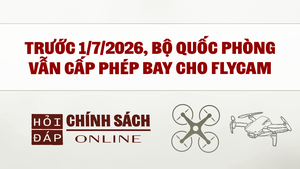 Trước 1/7/2026, Bộ Quốc ph&#242;ng vẫn cấp ph&#233;p bay cho flycam
